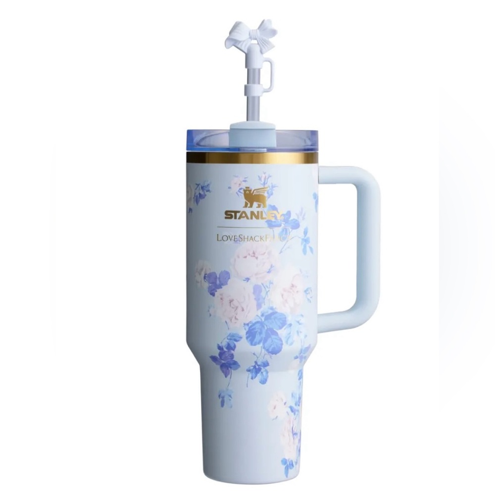 Stanley X LoveShackFancy Quencher | 40 Oz Everblooming Rosettes - NWT’s SOLD OUT